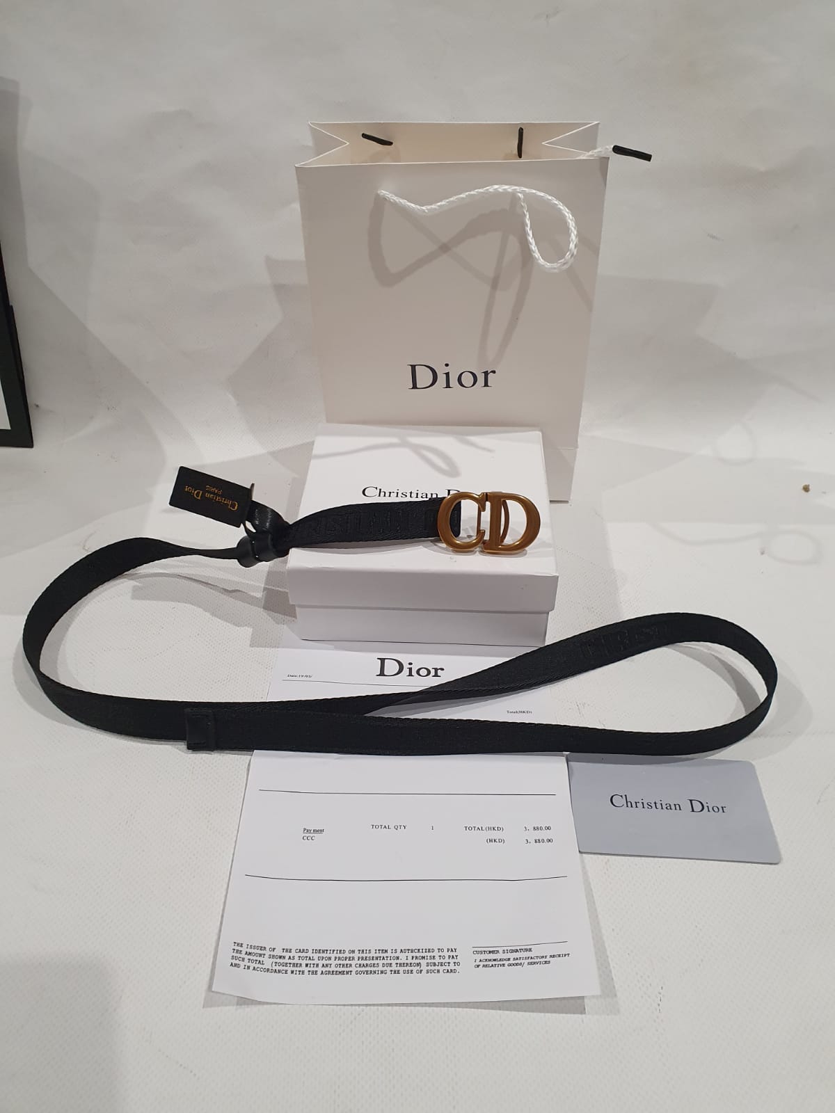 Christian Dior Saddle Belt