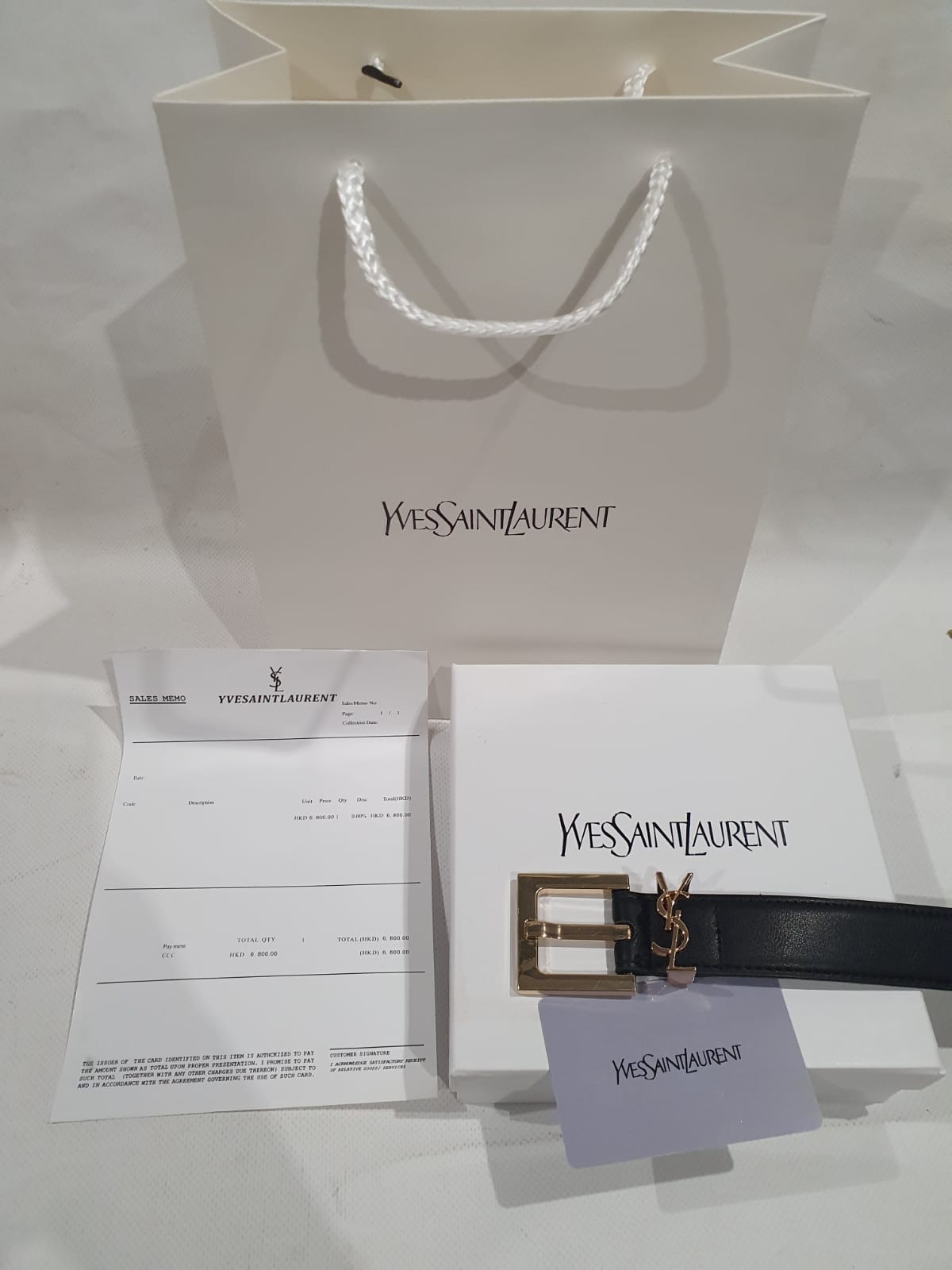 Yves Saint Laurent YSL Belt