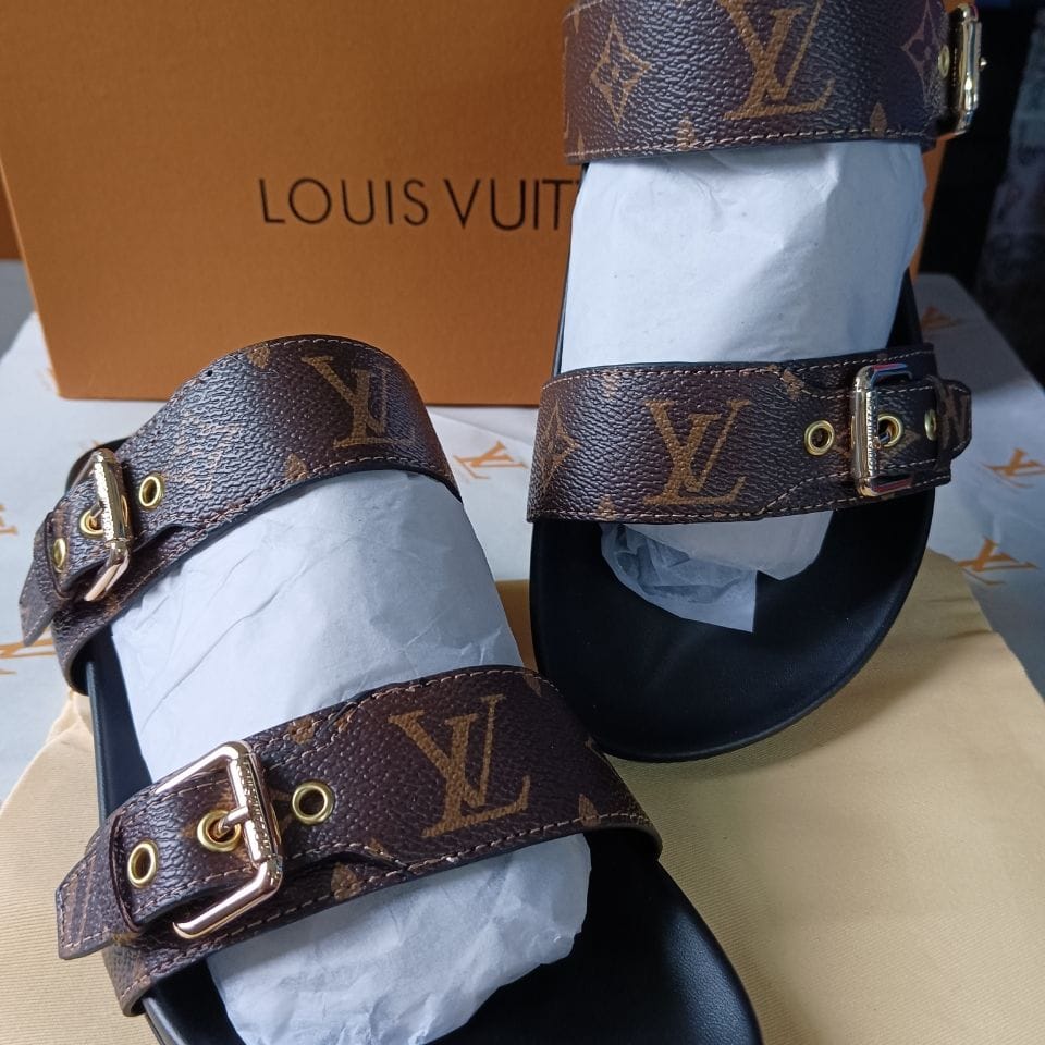 Louis Vuitton Bom Dia Flat Mules Sandals