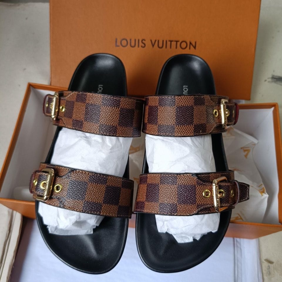 Louis Vuitton Bom Dia Flat Mules Sandals