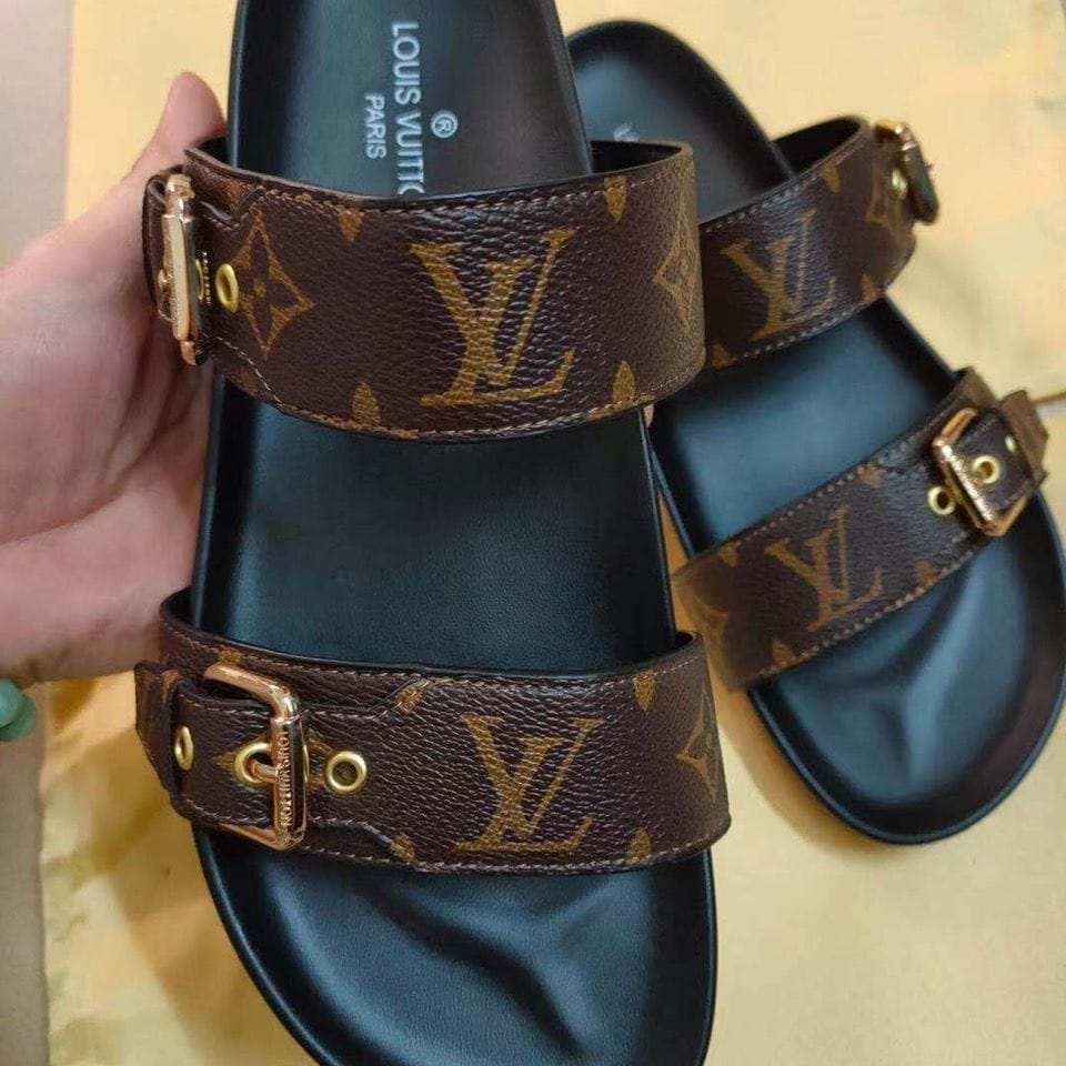 Louis Vuitton Bom Dia Flat Mules Sandals