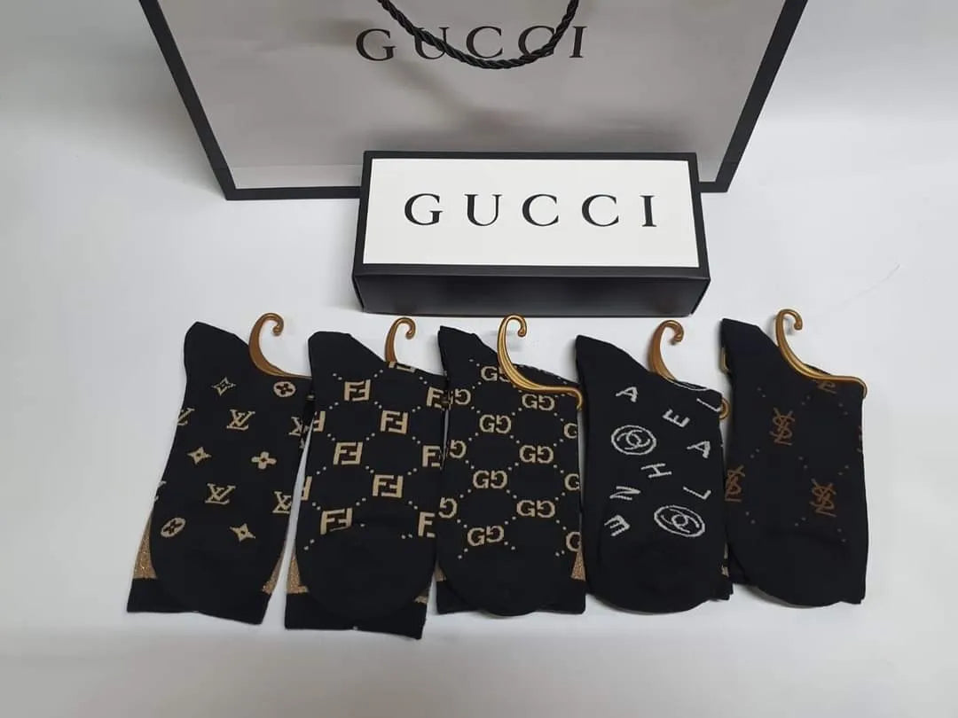 Louis Vuitton , Gucci , Chanel , Fendi , Yves Saint Laurent Socks