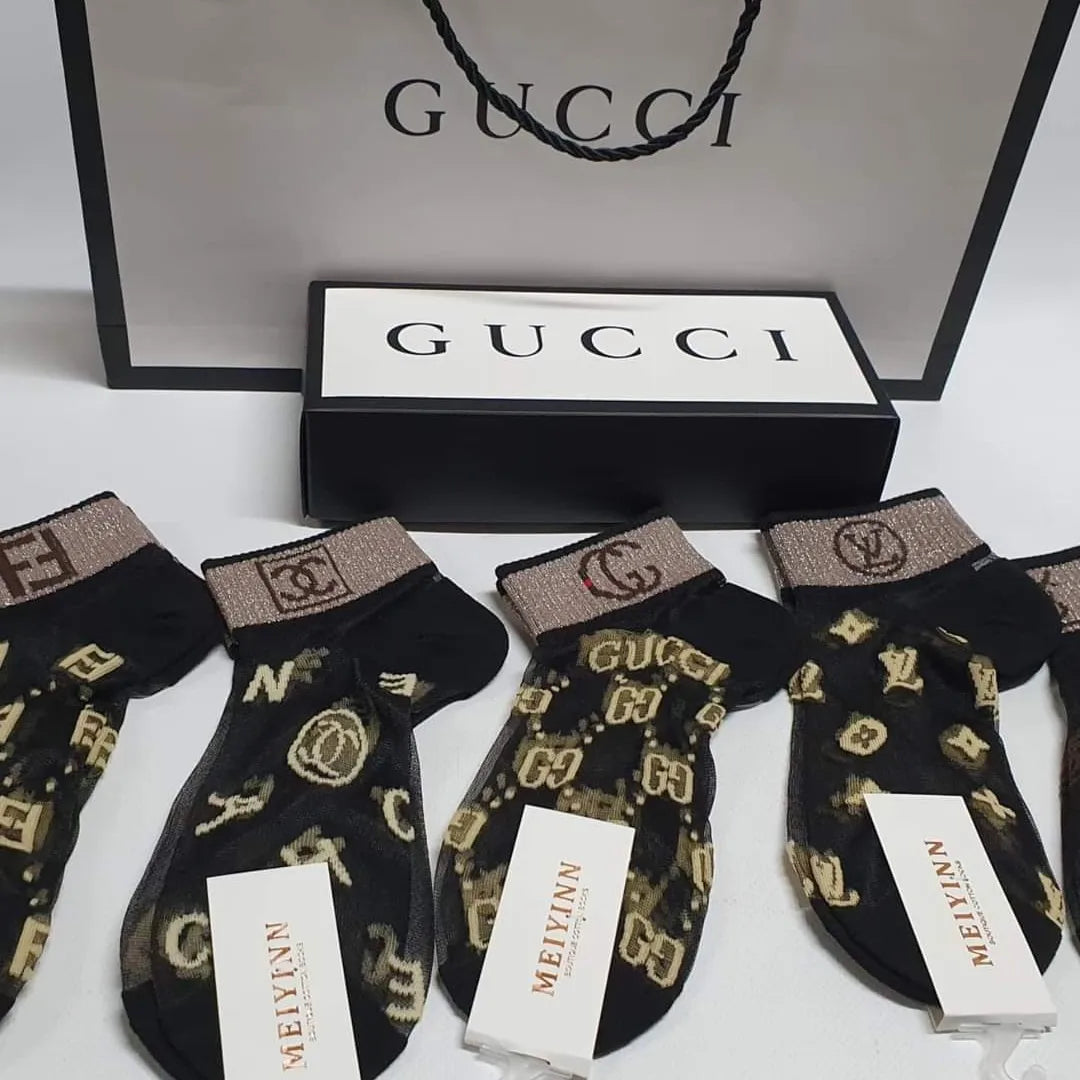 Fendi , Chanel , Gucci,  Louis Vuitton,  Yves Saint Laurent Socks