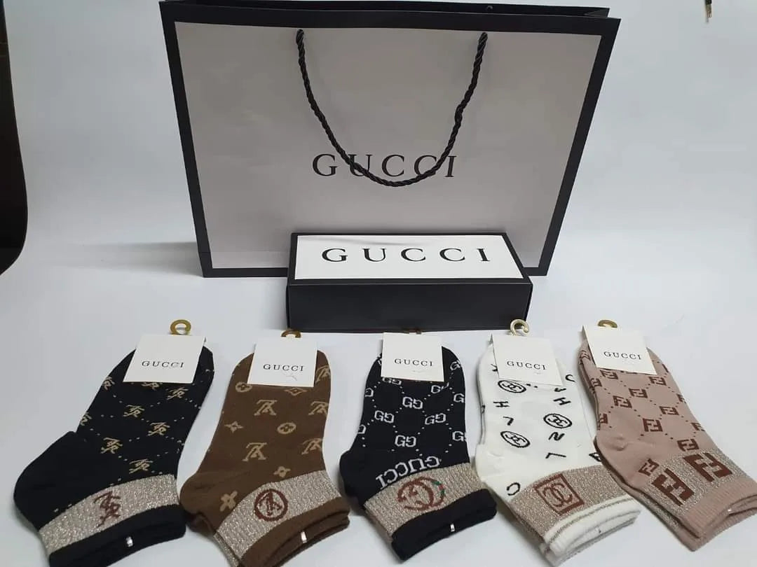 Louis Vuitton , Gucci , Chanel , Fendi , Yves  Saint Laurent Socks