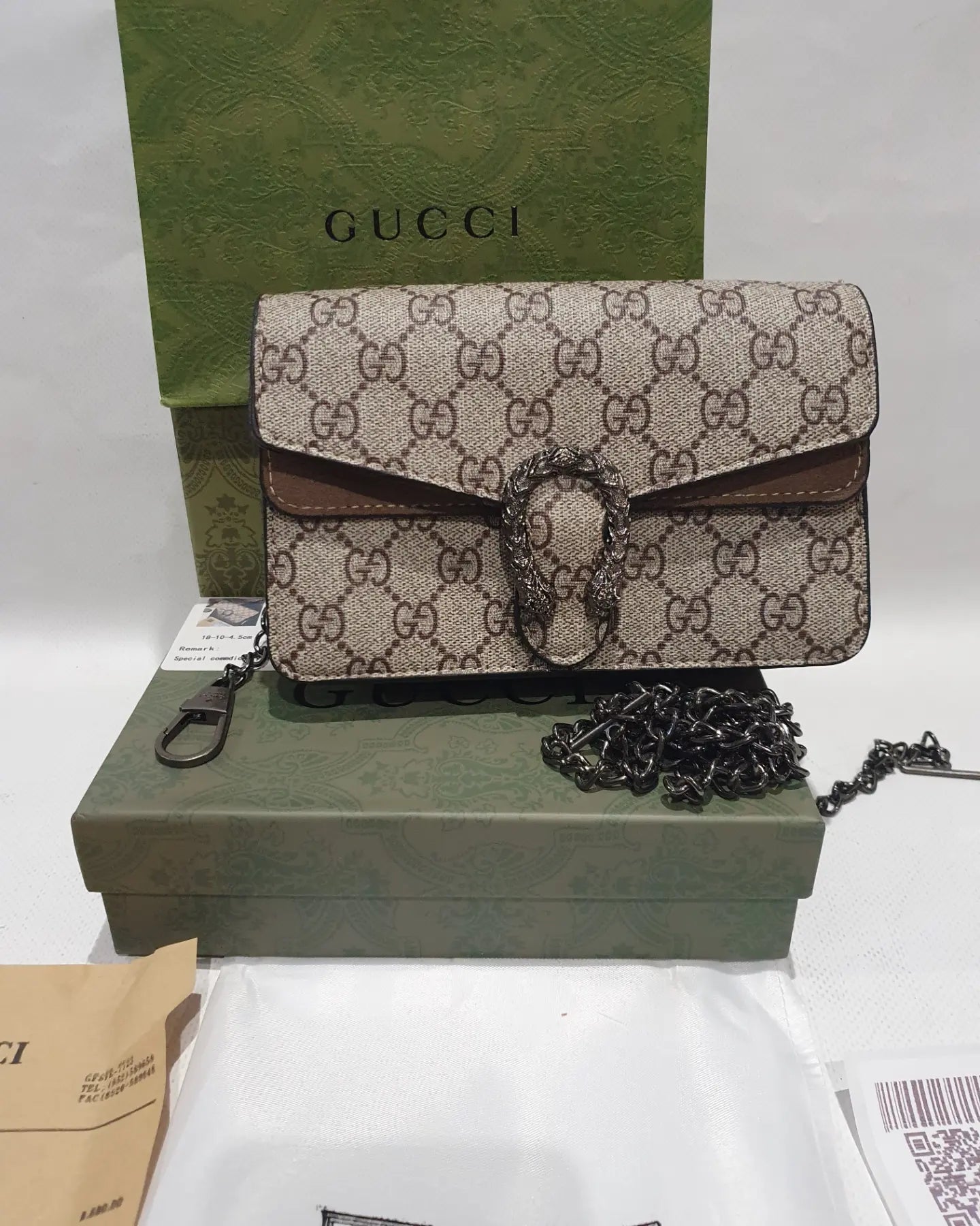 Gucci Super Mini Supreme Dionysus Bag