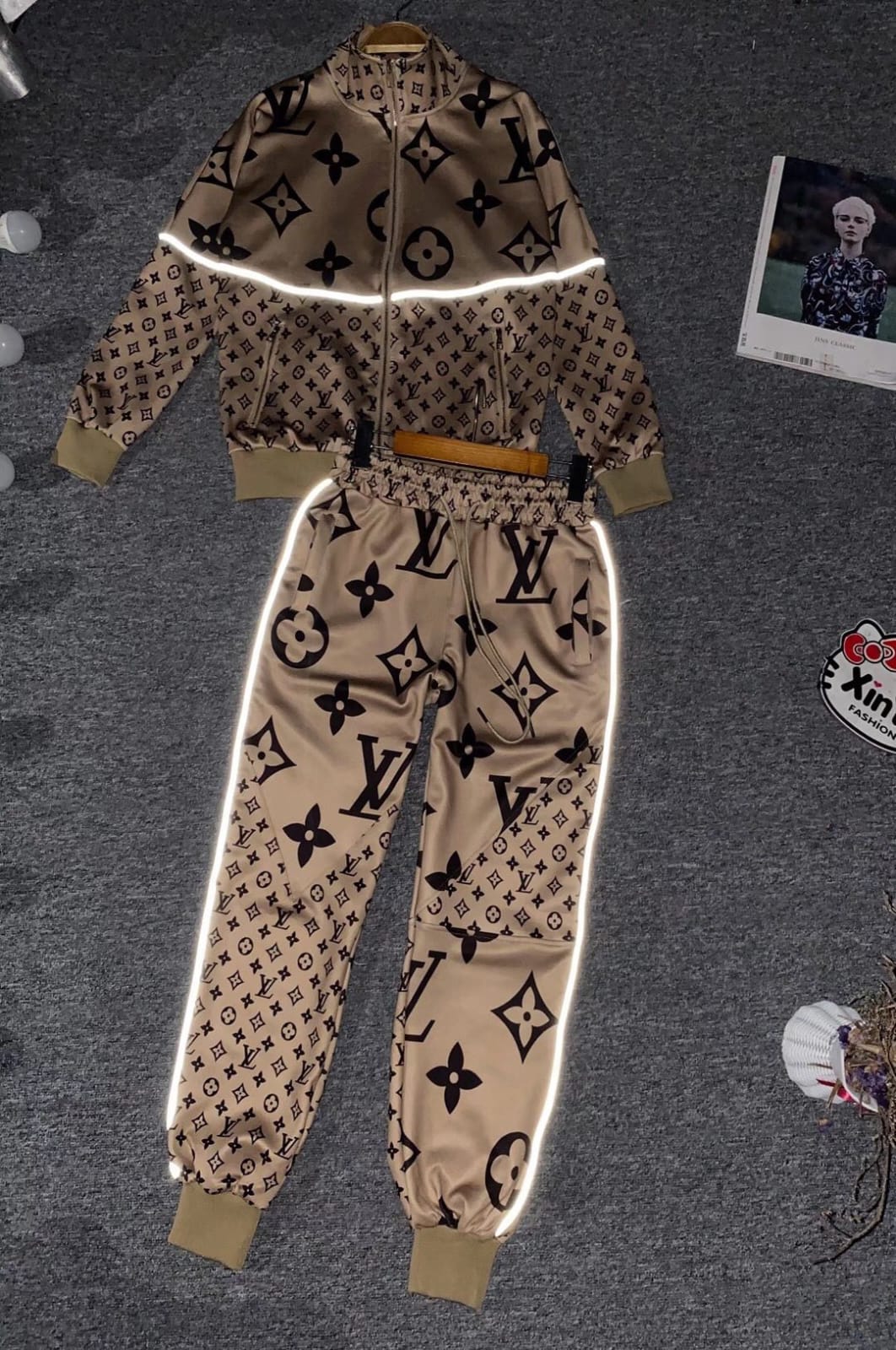Louis Vuitton Tracksuit (reflective in the dark) – Merit Trends