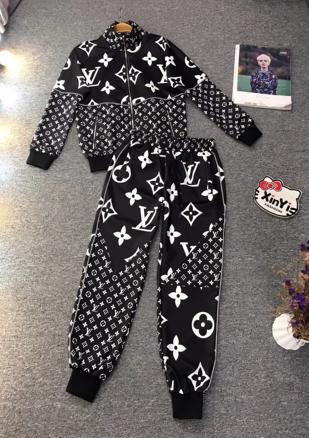 Louis Vuitton Tracksuit (reflective in the dark)