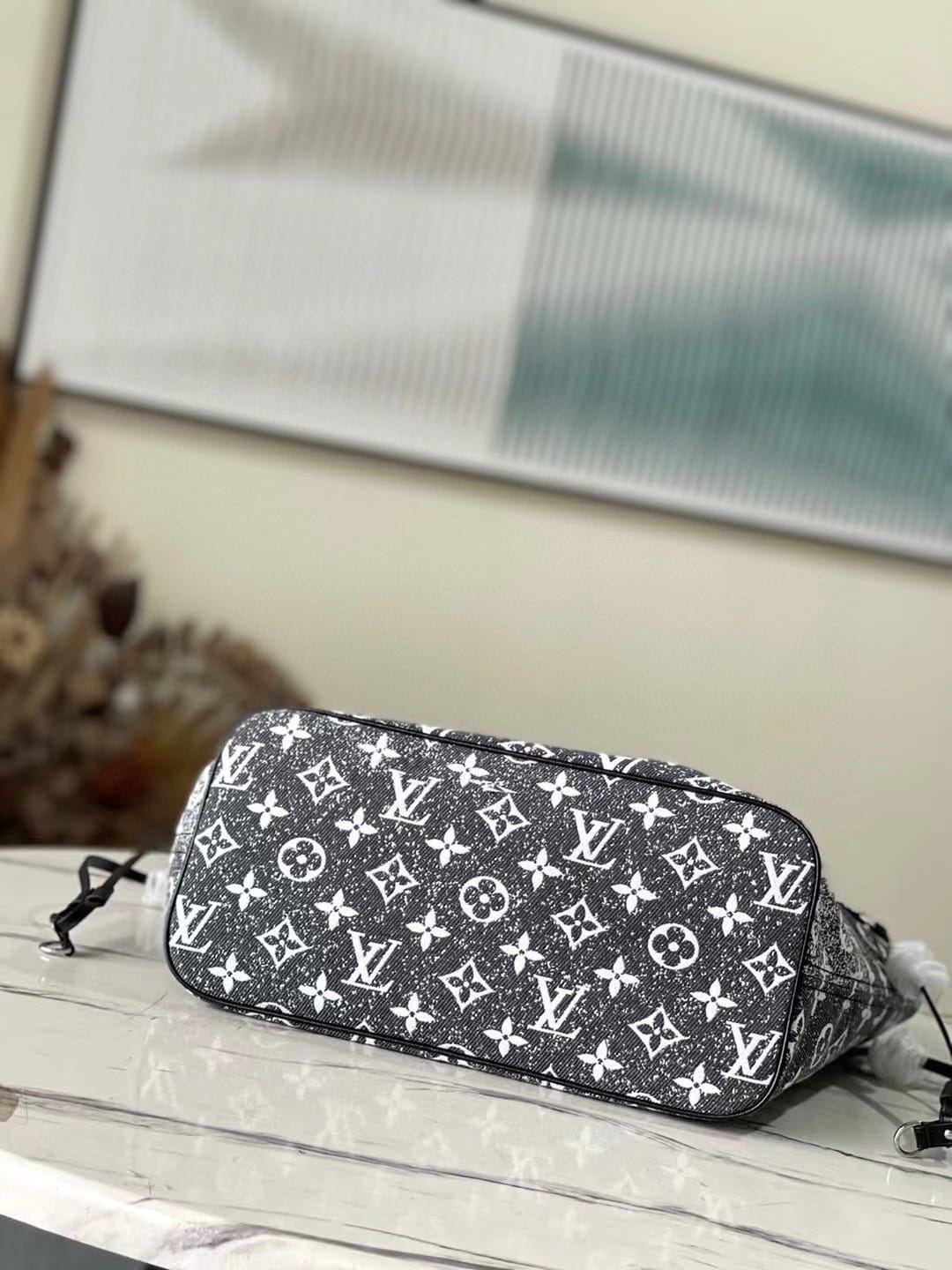 Louis Vuitton Neverfull Monogram Jacquard Denim ( Lushentic Version)