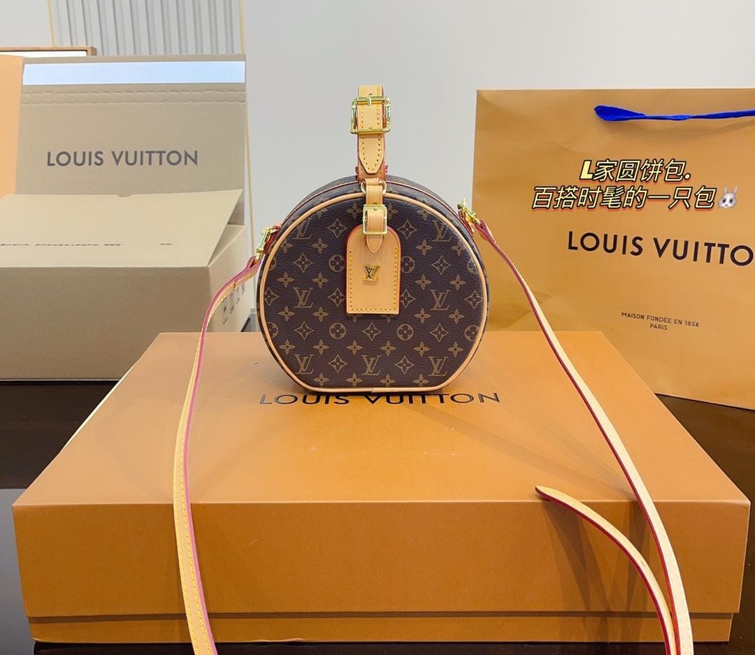 Louis Vuitton Boite Chapeau Souple MM Monogram Canvas Handbag ( Lushentic Version )