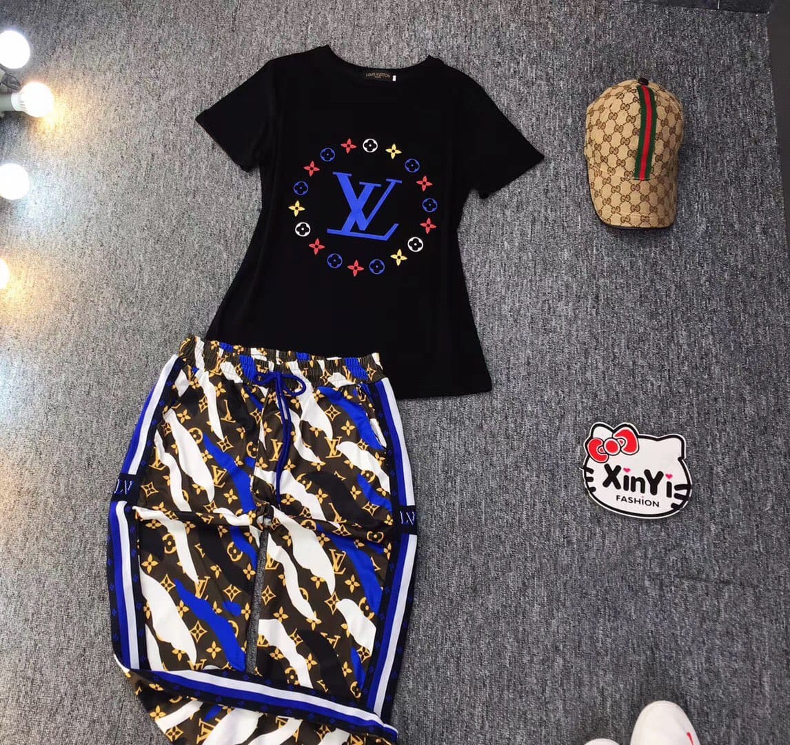 Louis Vuitton  Jogger and Tshirts Set (Tracksuit)