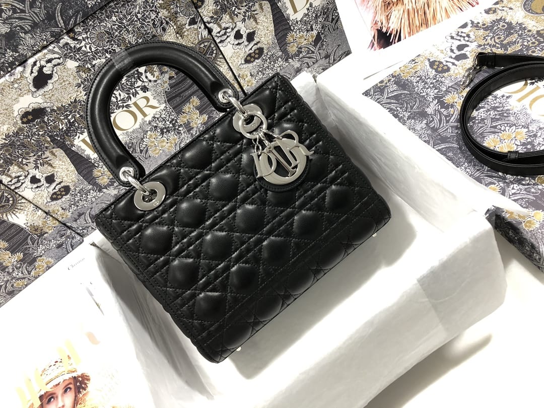 Christian Dior Medium Lady Dior Handbag ( Lushentic Version )
