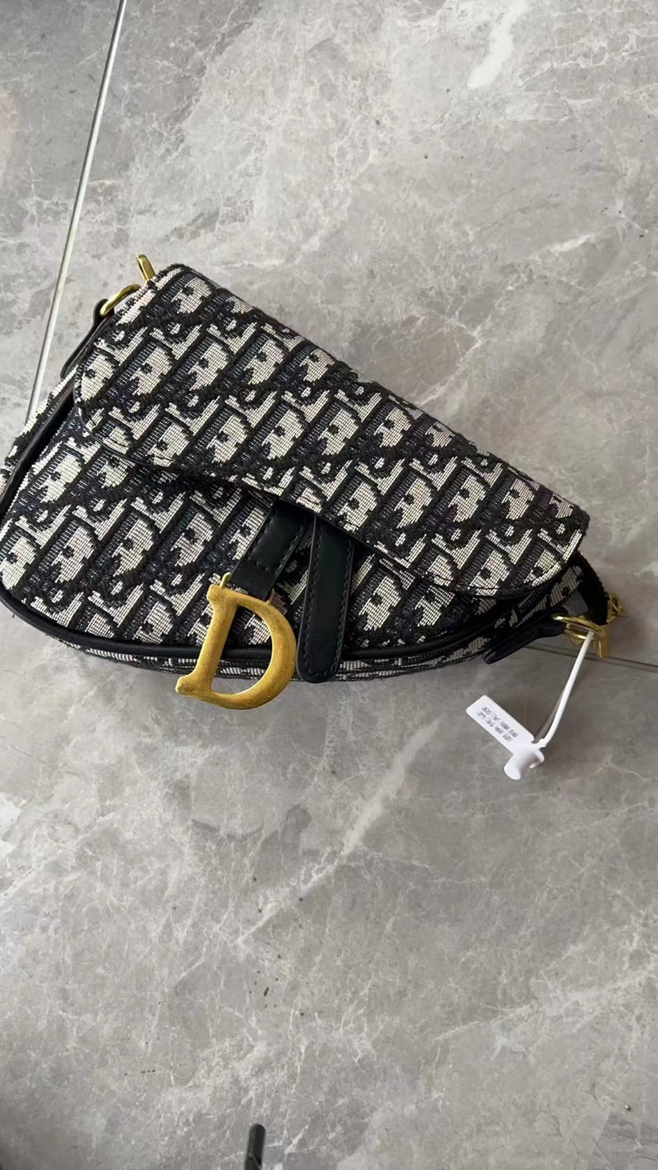 Christian Dior Saddle Oblique  Jacquard ( small -Crossbody Shoulder) Handbag
